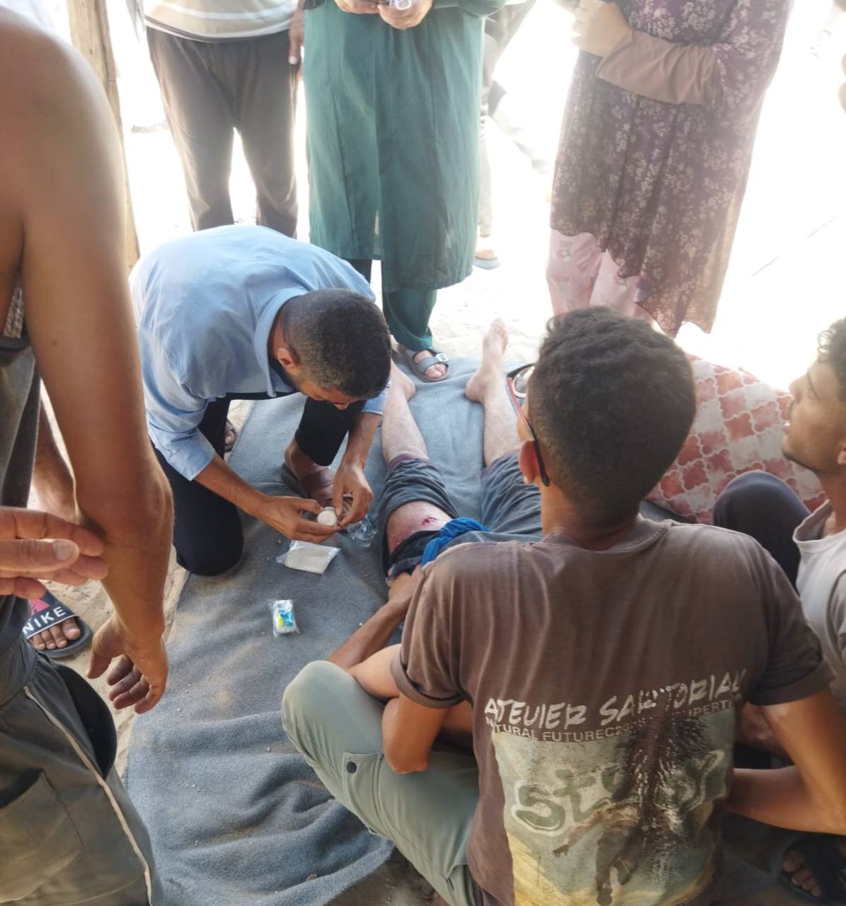 Families in Gaza